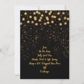 ヴィンテージレッドオールドカークリスマス 招待状 (裏面)