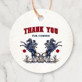 ヴィンテージレッドカウボーイファーストロデオ誕生日 フェイバータグ