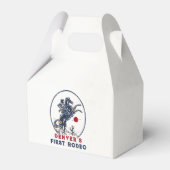 ヴィンテージレッドカウボーイファーストロデオ誕生日 フェイバーボックス (正面サイド)