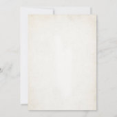 ヴィンテージレッドカウボーイロデオベビーシャワー 招待状 (裏面)