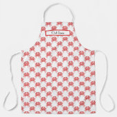 ヴィンテージレッドカニ#1スケッチ エプロン (正面)