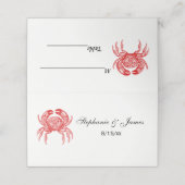 ヴィンテージレッドカニ#1スケッチ プレイスカード (外部開封)