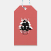 ヴィンテージレッドカントリークリスマスツリー ギフトタグ (裏面)