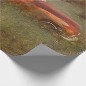 ヴィンテージレッドカーアンティークオールドア素朴ートデコパージュ ラッピングペーパー (角)