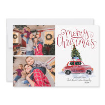 ヴィンテージレッドカークリスマスツリー | フォトコラージュ