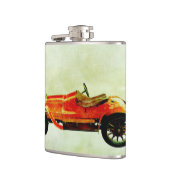 ヴィンテージレッドカーフラスコ フラスク (左)