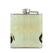 ヴィンテージレッドカーフラスコ フラスク (裏面)