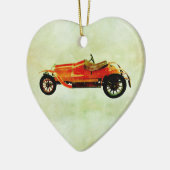 ヴィンテージレッドカー セラミックオーナメント (左)