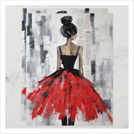 ヴィンテージレッドガールファッションドかわいらしレス