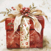 ヴィンテージレッドクリスマスギフト絵を描ボックスのクリスマス ポスター