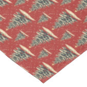 ヴィンテージレッドクリスマスツリー テーブルクロス (アングル)