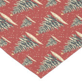 ヴィンテージレッドクリスマスツリー ミディアムテーブルランナー (コーナー)