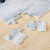 ヴィンテージレッドクリスマストラッククリスマスツリー国旗 ジグソーパズル (側面)