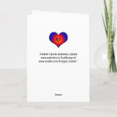 ヴィンテージレッドクロウ遊ズトランプのポーカー カード (裏面)