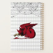 ヴィンテージレッドグリフィンアリスインワンダーランド プランナー手帳 (裏面)