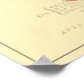 ヴィンテージレッドコンチシェル ポスター (角)