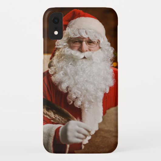 ヴィンテージレッドサンタクロースメリークリスマス Case-Mate iPhoneケース (裏面)