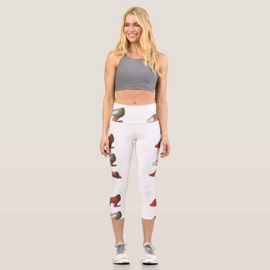 ヴィンテージレッドシューズ カプリレギンス (正面)