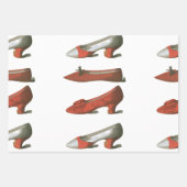 ヴィンテージレッドシューズ ラッピングペーパーシート (正面3)