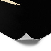 ヴィンテージレッドスタグシルエットinフォレスト自然 ポスター (角)