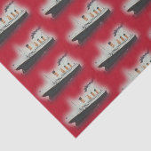 ヴィンテージレッドタイタニック船クリスマスティッシュペーパー 薄葉紙 (詳細)