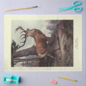 ヴィンテージレッドディアスタグエフエメラデクページ 薄葉紙 (クラフト)