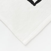 ヴィンテージレッドトラクターハートブライドファームハンド フリースブランケット (角)