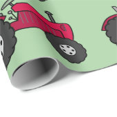 ヴィンテージレッドトラクター ラッピングペーパー (ロールコーナー)