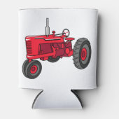 ヴィンテージレッドトラクター 缶クーラー (正面)