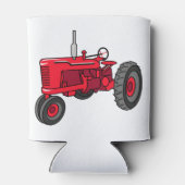 ヴィンテージレッドトラクター 缶クーラー (裏面)