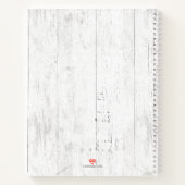 ヴィンテージレッドトラックウ素朴ッドファミリーレシピ ノートブック (裏面)