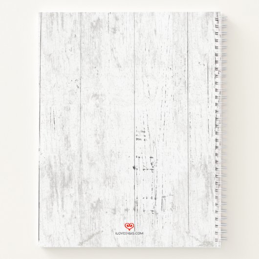 ヴィンテージレッドトラックウ素朴ッドファミリーレシピ ノートブック (裏面)