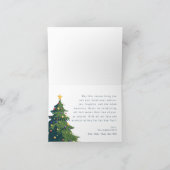 ヴィンテージレッドトラッククリスマスカード シーズンカード (内部)