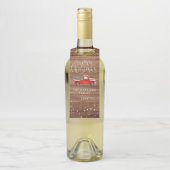 ヴィンテージレッドトラッククリスマス |ファームハウスボトルラベル ボトルネックタグ (ボトル)