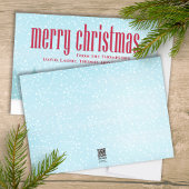 ヴィンテージレッドトラックメリークリスマスお洒落 シーズンカード