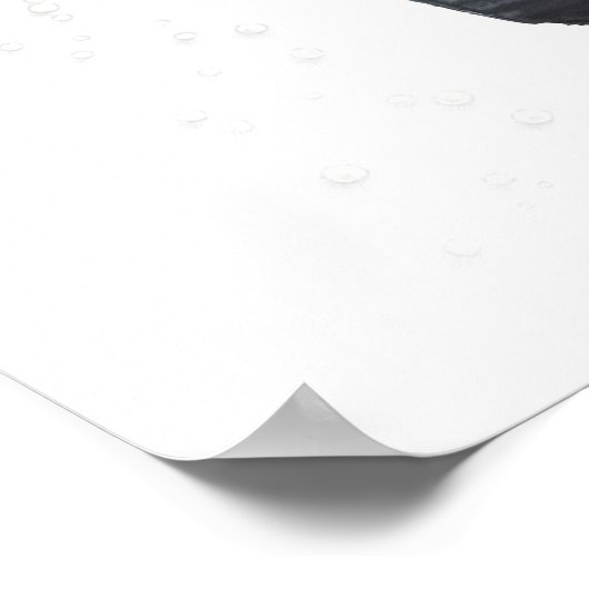 ヴィンテージレッドトラックメリークリスマス ポスター (角)