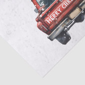 ヴィンテージレッドトラックメリークリスマス 薄葉紙 (詳細)