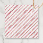 ヴィンテージレッドトラック |クリスマスギフトタグ フェイバータグ (裏面)