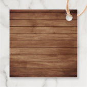 ヴィンテージレッドトラック |クリスマスギフトタグ フェイバータグ (裏面)