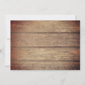 ヴィンテージレッドトラック(犬のクリスマス付素朴き) シーズンカード (裏面)