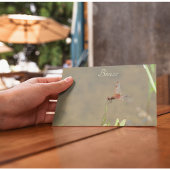 ヴィンテージレッドドラゴンフライカスタムボタニカルノート ポストカード