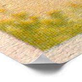 ヴィンテージレッドバイクプリント ポスター (角)