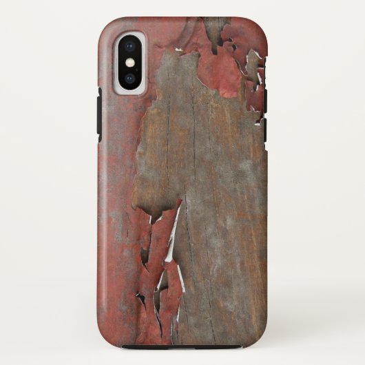 ヴィンテージレッドバーンウッド Case-Mate iPhoneケース (裏面)