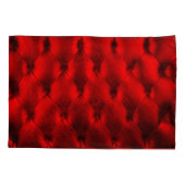 ヴィンテージレッドパディングクッションテクスチャ 枕カバー (裏面)