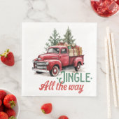 ヴィンテージレッドピックアップトラックのザラザラすべての方法 (インサイチュ)