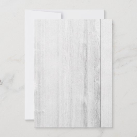 ヴィンテージレッドピックアップトラッククリスマス招待状 サンキューカード (裏面)