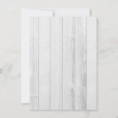 ヴィンテージレッドピックアップトラックバレンタインデー招待状 サンキューカード (裏面)