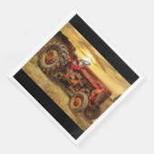 ヴィンテージレッドファームトラクター (コーナー)