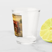 ヴィンテージレッドファームトラクター ショットグラス (右)