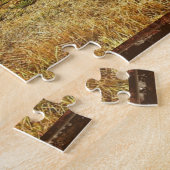 ヴィンテージレッドファームトラクター ジグソーパズル (側面)